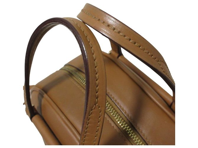 Borsa Bowling in pelle Jimmy Choo Varenne JC Logo Marrone - vista 7
