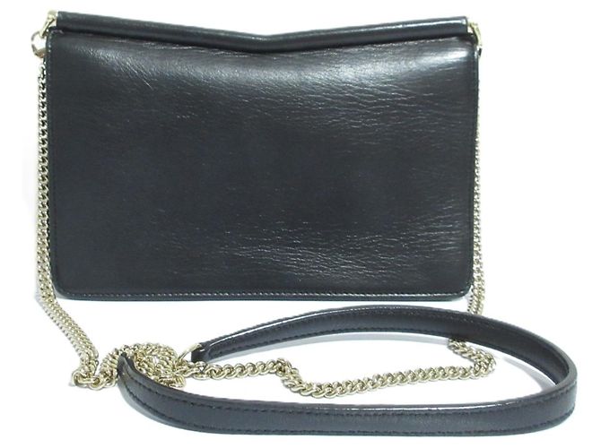Borsa a tracolla con catena Jimmy Choo Kalina - Black Nero - vista 2