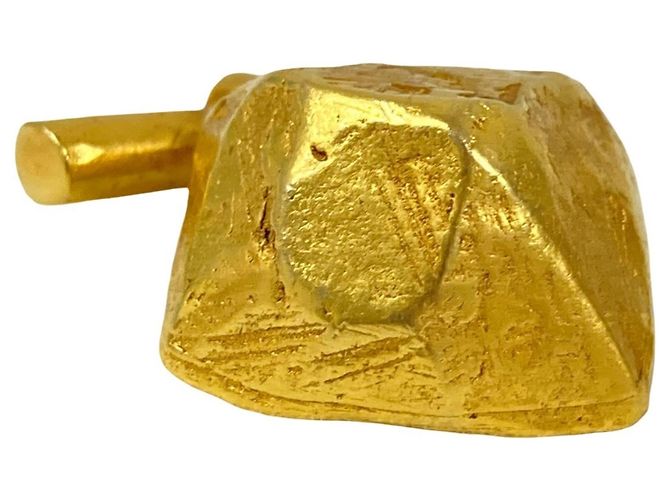 Hermès Hermes Vintage Gold Stud Cufflinks Golden - view 5