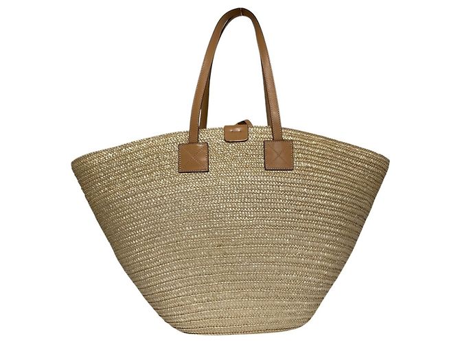 Bolso Tote Cesta de Cuero ETRO Castaño - vista 3