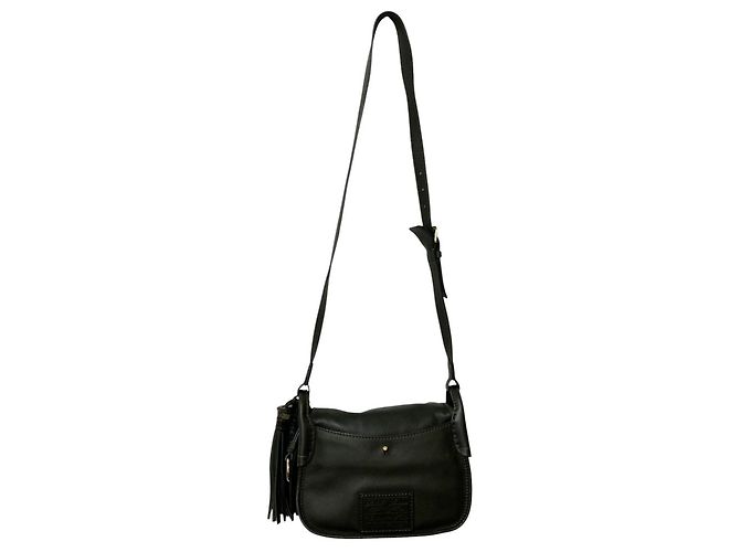 Borsa a tracolla in pelle verde scuro Ralph Lauren - vista 4