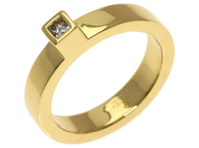 Gucci Square Diamantring aus 18K Gelbgold - Ansicht 2