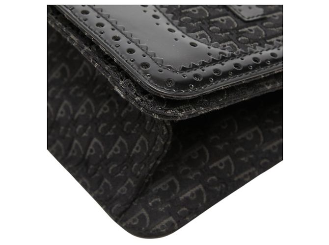 Borsa a spalla singola Christian Dior Trotter D'Trick Nero - vista 4