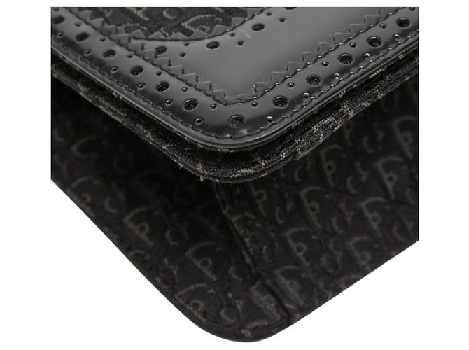 Borsa a spalla singola Christian Dior Trotter D'Trick Nero - vista 5