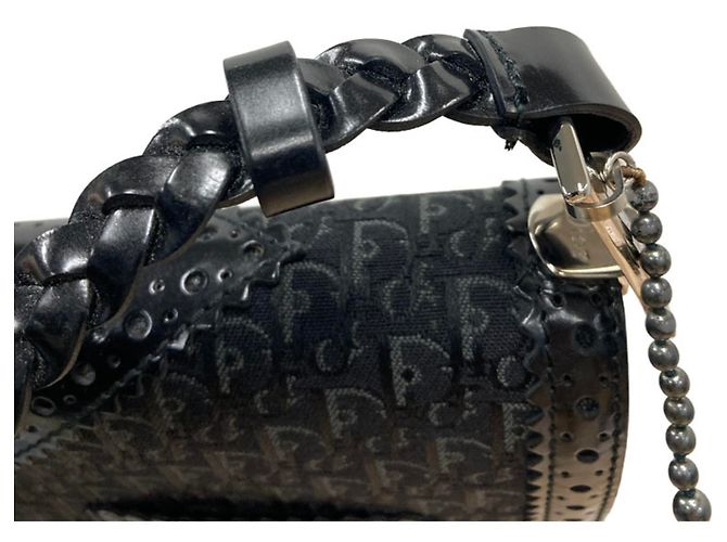 Borsa a spalla singola Christian Dior Trotter D'Trick Nero - vista 9