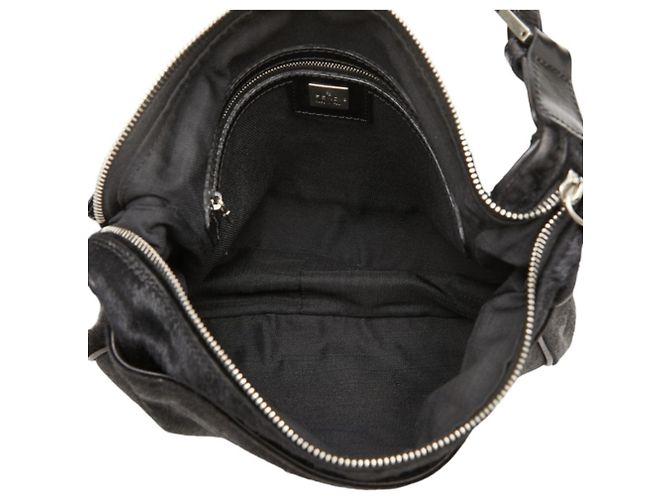 Borsa monospalla Fendi FF Logo Nero - vista 12