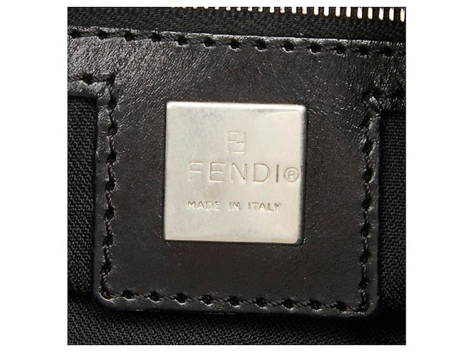 Borsa monospalla Fendi FF Logo Nero - vista 14