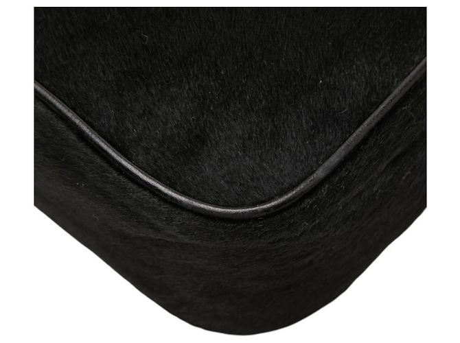 Borsa monospalla Fendi FF Logo Nero - vista 4