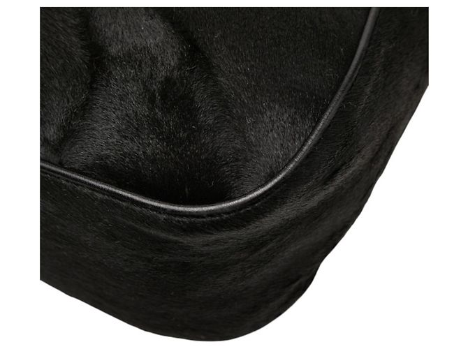 Borsa monospalla Fendi FF Logo Nero - vista 6