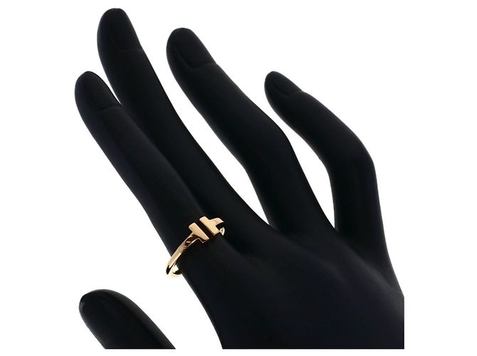 Autre Marque Anello Tiffany & Co. T Wire in oro rosa 18K - vista 6
