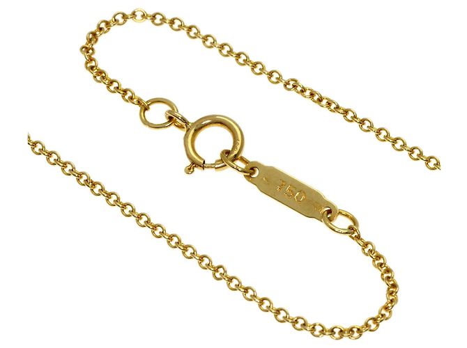Autre Marque Collana Croce Large Tiffany & Co. con Diamanti in Oro Giallo 18K - vista 3