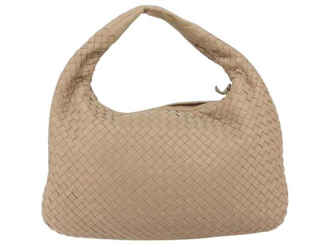 Bottega Veneta Veneta Hobo Intrecciato Nappa Medium Beige - vista 2