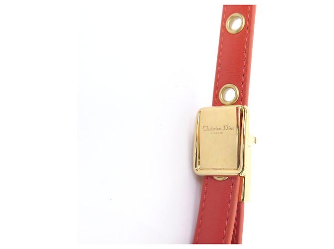 Autre Marque NUOVA BORSA A MANO DIOR MICRO 30 MONTAIGNE IN PELLE BOX ARANCIONE BORSA A TRACCOLLA - vista 11