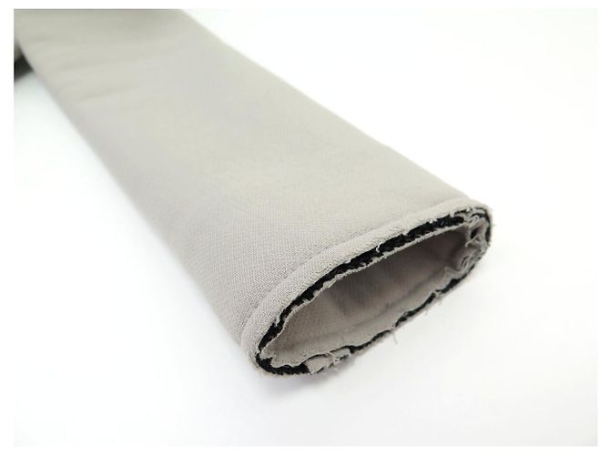 LANVIN LANGMANTEL TAILLIERT ROHE KANTEN 36 S SYNTHETIK GRAU - Ansicht 8