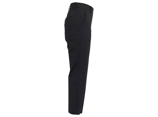 Theory Cropped-Hose aus schwarzer Wolle - Ansicht 2