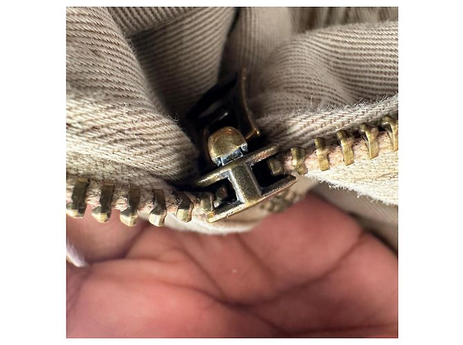 Giacca Polo Ralph Lauren con zip bidirezionale in cotone beige - vista 7