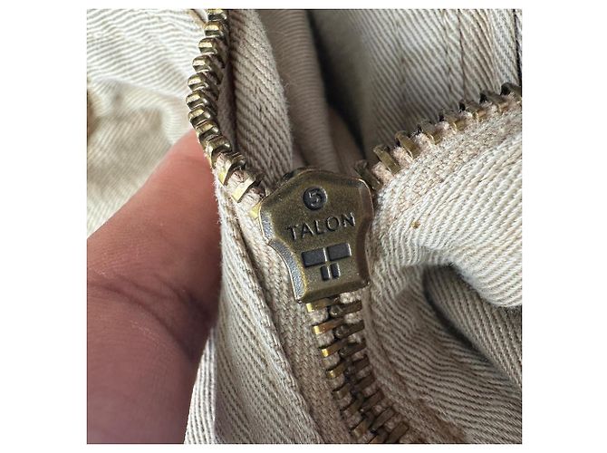 Giacca Polo Ralph Lauren con zip bidirezionale in cotone beige - vista 8