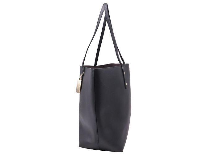 Coach Town Shopper aus schwarzem Narbenleder - Ansicht 3