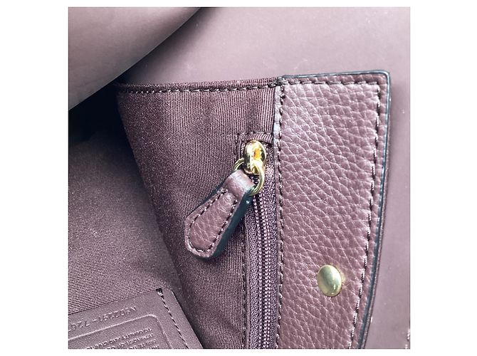 Coach Town Shopper aus schwarzem Narbenleder - Ansicht 6