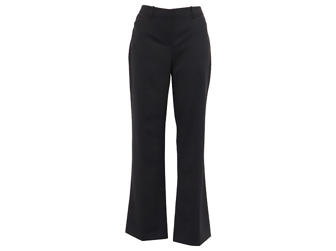 Theory taillierte Hose aus schwarzer Wolle - Ansicht 4