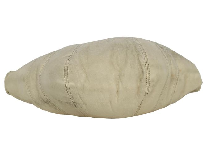 Borsa a tracolla Small Croissant Lemaire in pelle di agnello Cream Bianco Crudo - vista 8