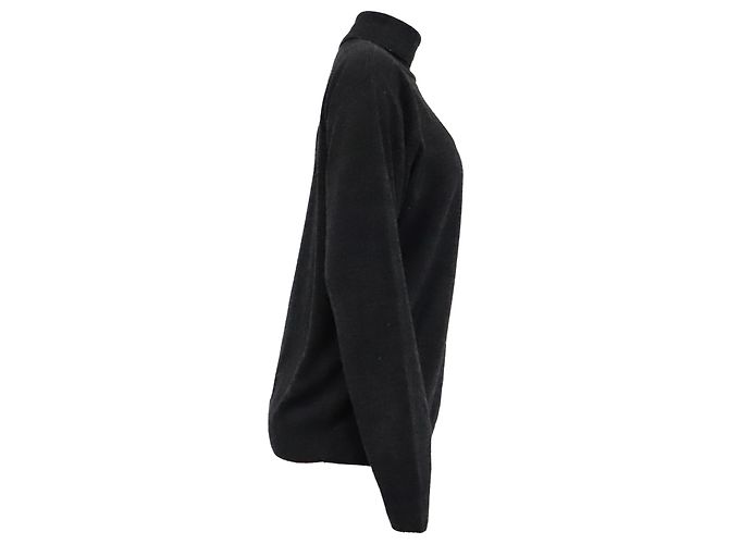 Autre Marque Pull à col roulé Boss Hugo Boss en cachemire noir - vue 3