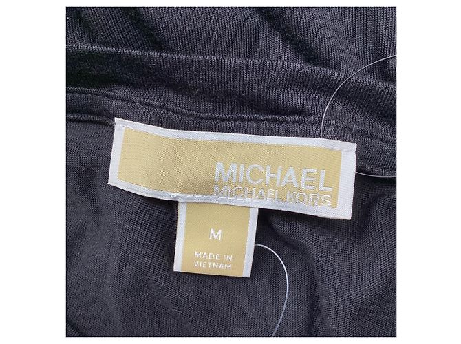 Blusa de mangas acampanadas Michael Kors en algodón negro - vista 6