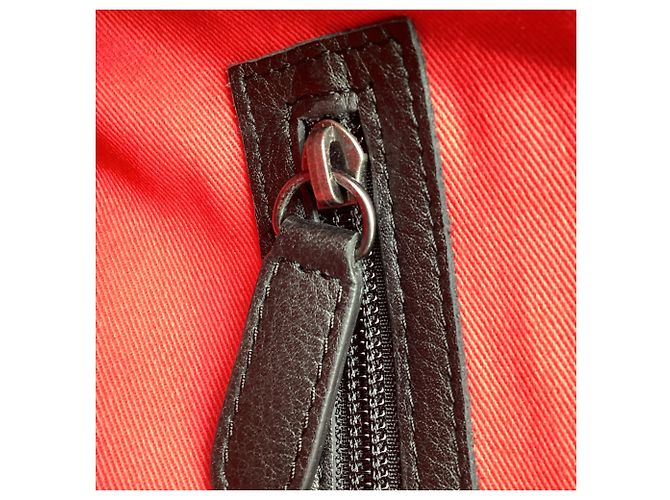 Borsa a tracolla Ralph Lauren in pelle nera Nero - vista 10