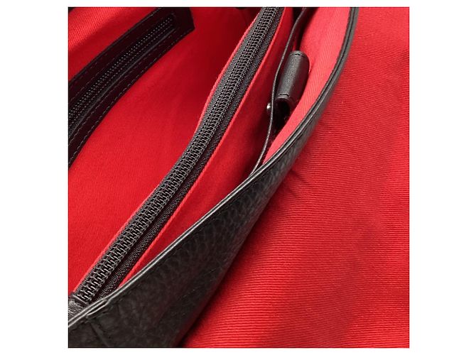 Borsa a tracolla Ralph Lauren in pelle nera Nero - vista 11