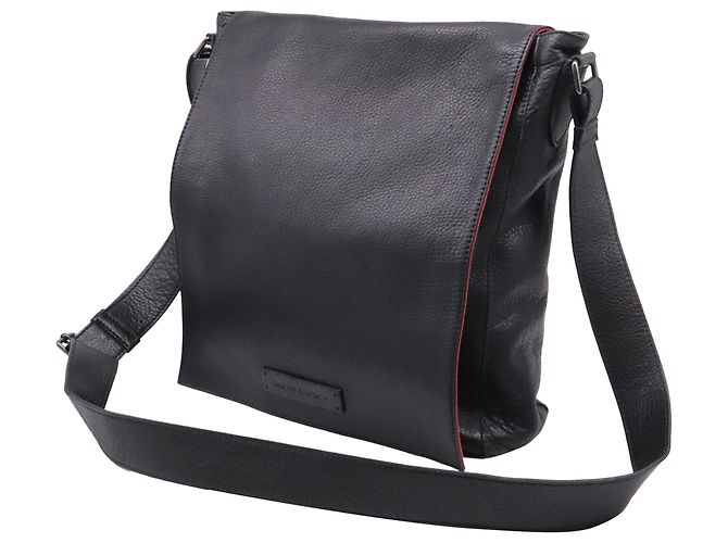 Borsa a tracolla Ralph Lauren in pelle nera Nero - vista 2