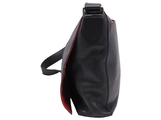 Borsa a tracolla Ralph Lauren in pelle nera Nero - vista 3