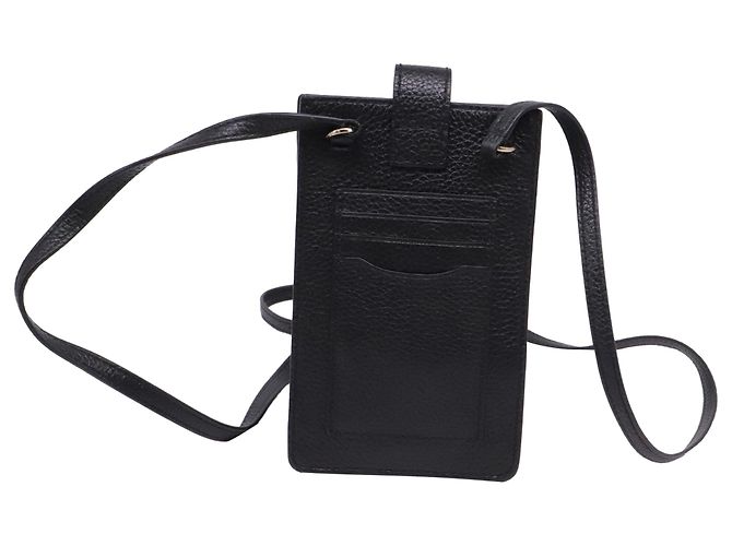 Custodia per telefono a tracolla Marc Jacobs The Groove in pelle nera Nero - vista 3