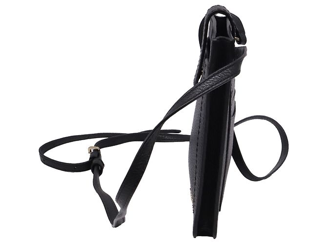 Custodia per telefono a tracolla Marc Jacobs The Groove in pelle nera Nero - vista 4
