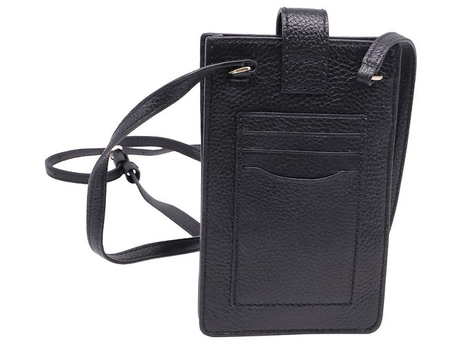 Custodia per telefono a tracolla Marc Jacobs The Groove in pelle nera Nero - vista 5