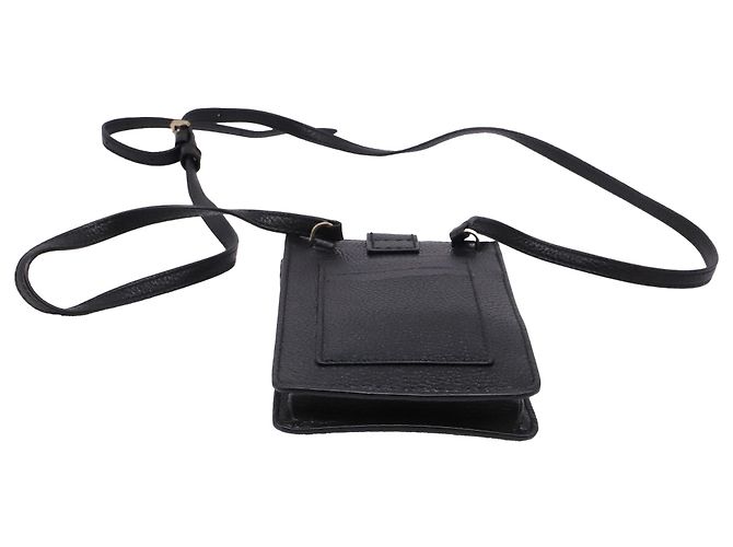 Custodia per telefono a tracolla Marc Jacobs The Groove in pelle nera Nero - vista 6