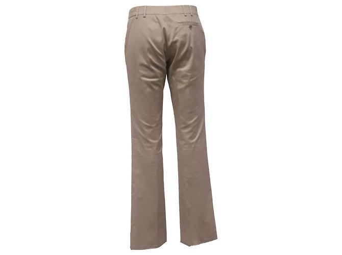 Gucci Bootcut-Hose aus beiger Baumwolle - Ansicht 3