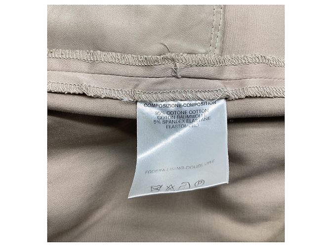 Gucci Bootcut-Hose aus beiger Baumwolle - Ansicht 8