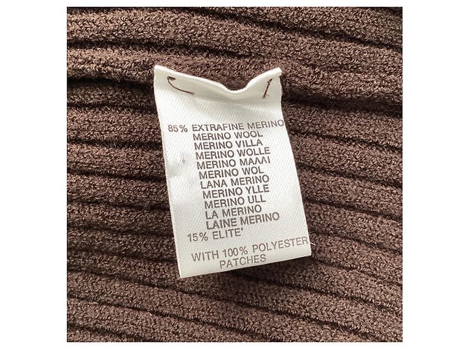 Burberry Rollkragenpullover mit Karomuster aus schwarzer Merinowolle - Ansicht 5