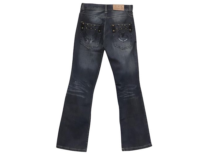 Giorgio Armani Jeans Armani in denim blu in cotone Blu chiaro - vista 2