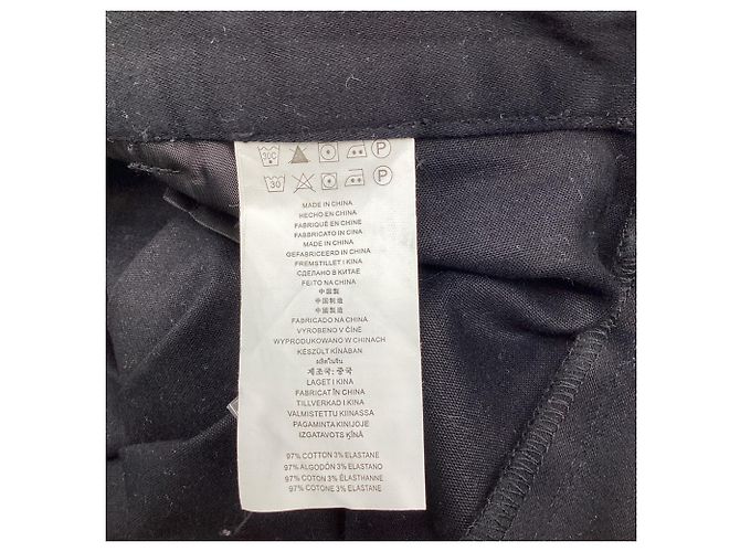 Pantalones ajustados Michael Kors en algodón negro - vista 4