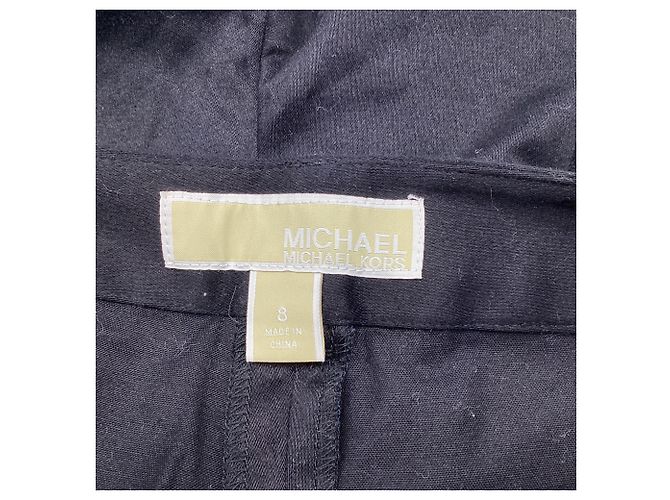 Pantalones ajustados Michael Kors en algodón negro - vista 5