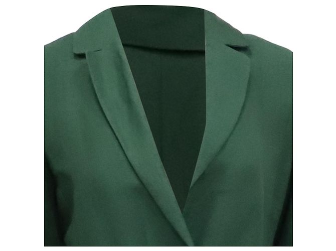 Blazer 'S Max Mara Sofia en lino verde - vista 2