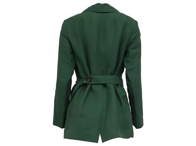 Blazer 'S Max Mara Sofia en lino verde - vista 4
