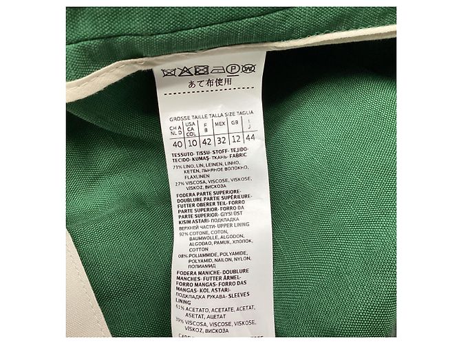 Blazer 'S Max Mara Sofia en lino verde - vista 6