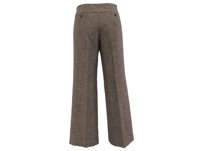 Pantalones de sastre Michael Kors en lana marrón Castaño - vista 3