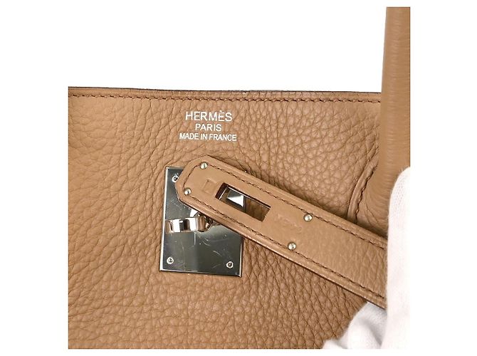 Hermès Hermes Birkin Brown Togo con Palladium Hardware 40 Camello - vista 4