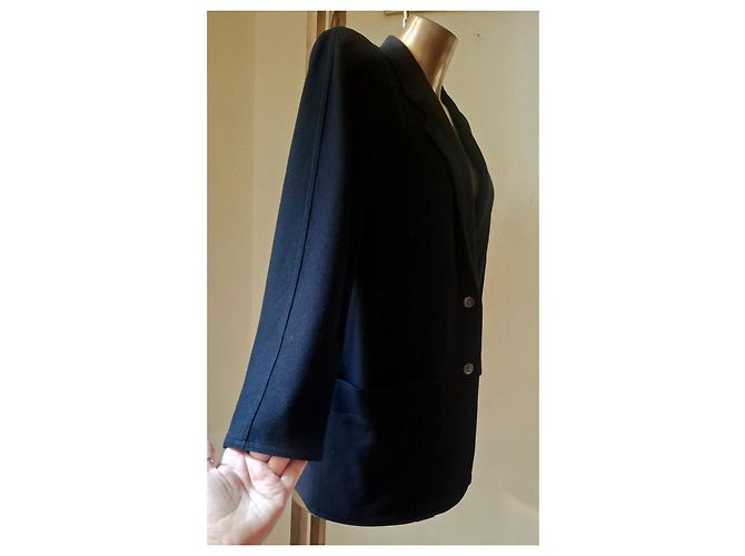 Autre Marque Marina Sport Wollblazer Schwarz - Ansicht 11