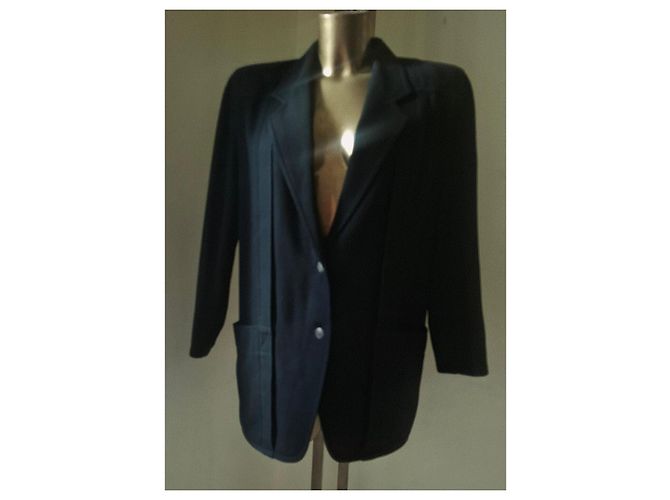 Autre Marque Marina Sport Wollblazer Schwarz - Ansicht 5