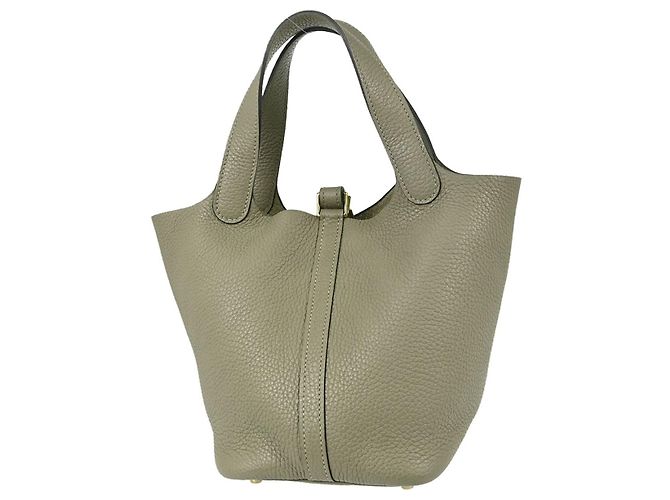 Hermès Hermes Picotin Lock Clemence PM Grün - Ansicht 2