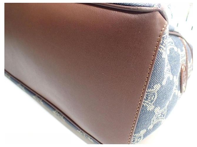 Bolso Céline Boogie Denim Macadam Azul Castaño - vista 3